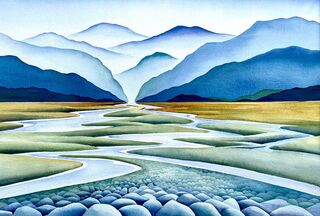 The Mountains and the River