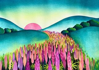 Lupins on Parade